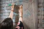 Move to Student signing the bell  at Agnes Scott College slide